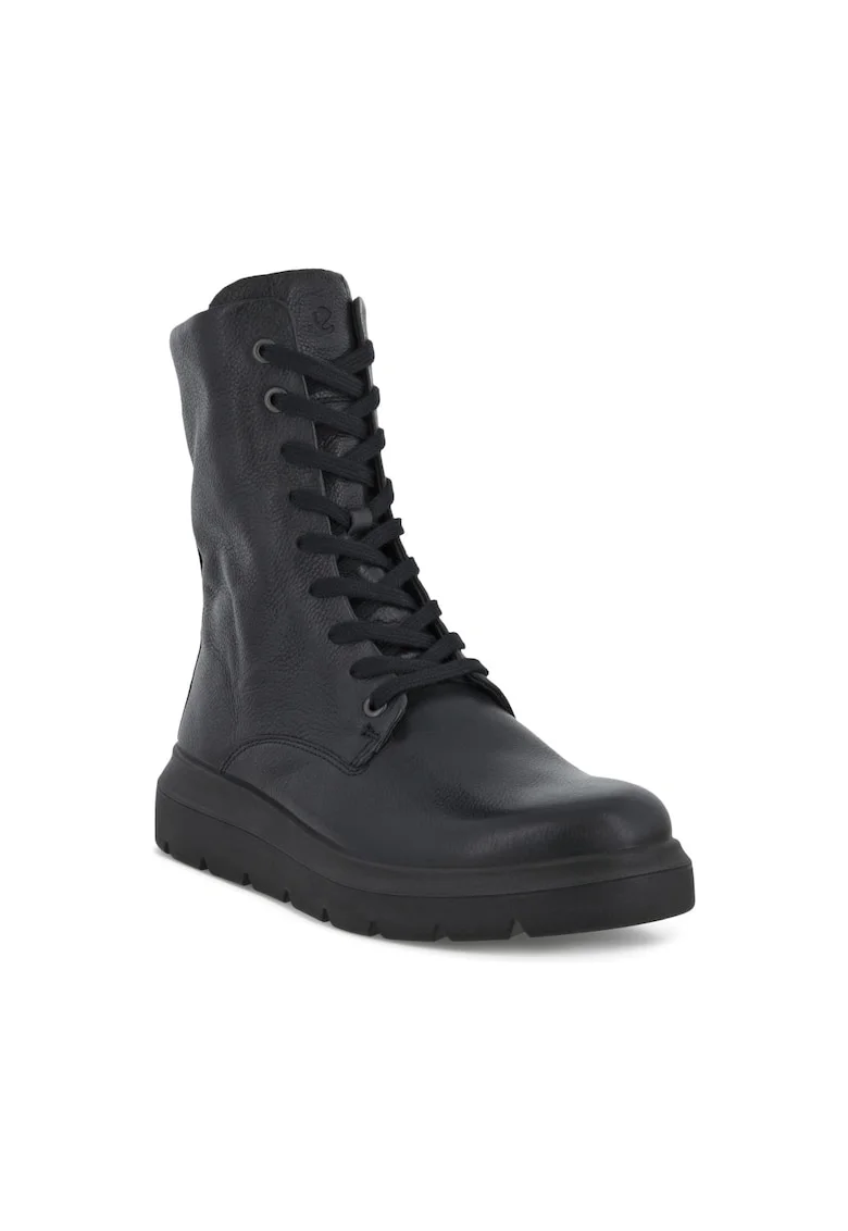 Ghete dama,  Piele naturala, Negru,