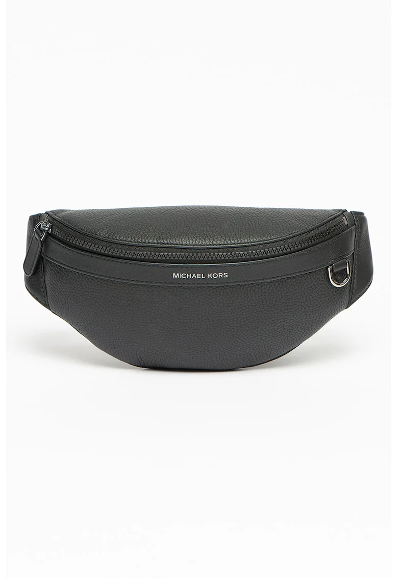 Borseta de piele Greyson, Negru