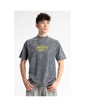 Tricou lejer cu efect prespalat
