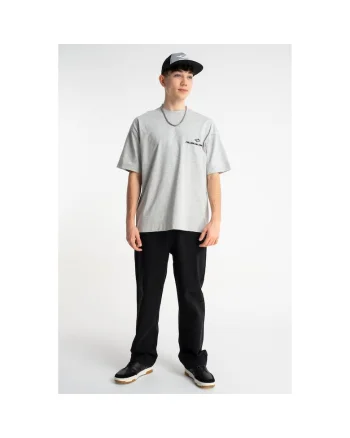 Tricou supradimensionat cu imprimeu grafic pe spate