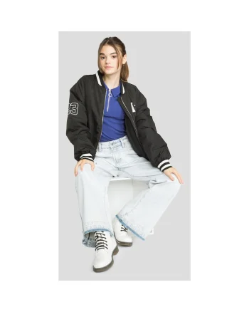 Jacheta bomber lejera cu fermoar,
