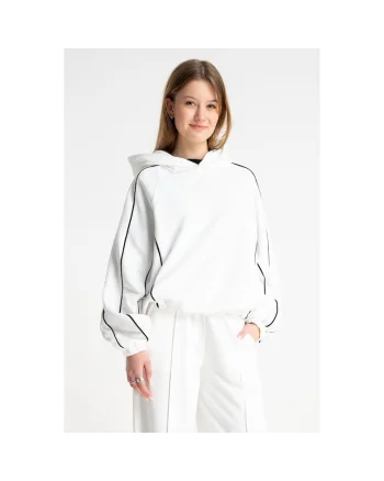 Hanorac supradimensionat cu maneci raglan