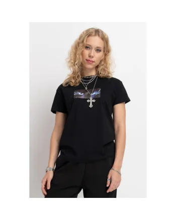 Tricou lejer cu imprimeu foto,