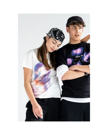 Tricou lejer din bumbac cu imprimeu,