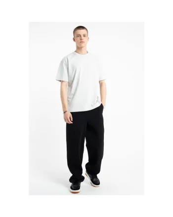 Tricou lejer cu imprimeu grafic pe spate,