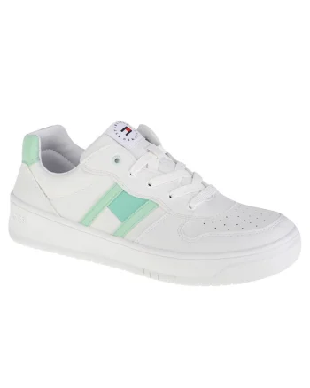 Sneakers,  Low Cut Lace-Up Sneaker T3A4-32143-1351A166, Alb,