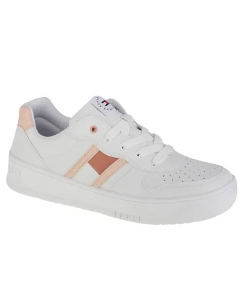Sneakers,  Low Cut Lace-Up Sneaker T3A4-32143-1351X134, Alb,