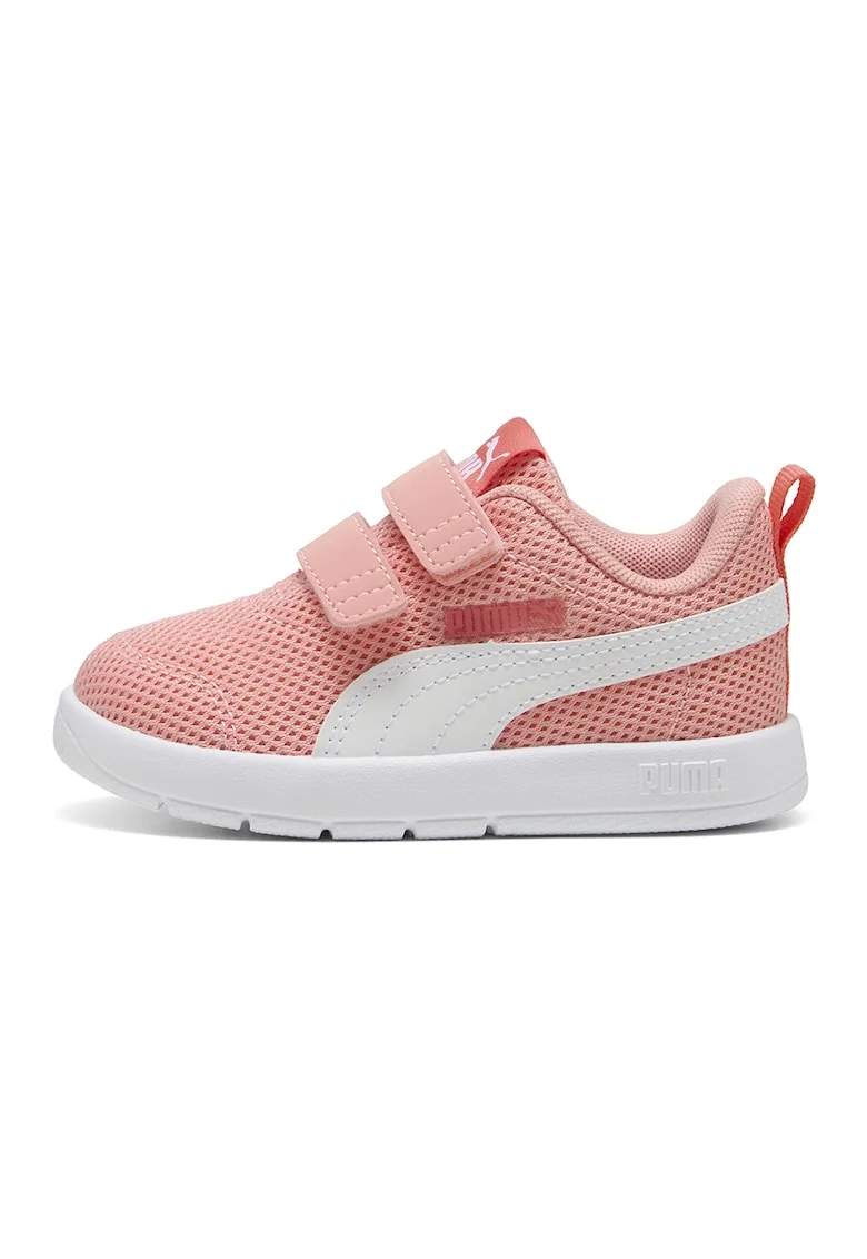 Pantofi sport Courtflex de plasa cu velcro, Piersica