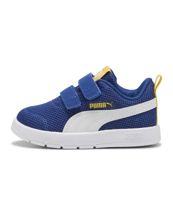 Pantofi sport Courtflex de plasa cu velcro, Albastru royal