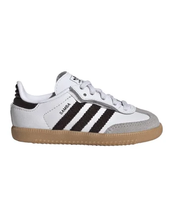 Pantofi sport Samba OG din piele cu garnituri din piele intoarsa, Negru stins/Maro taupe deschis/Alb optic