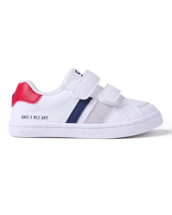Pantofi sport piele ecologica cu velcro Edet