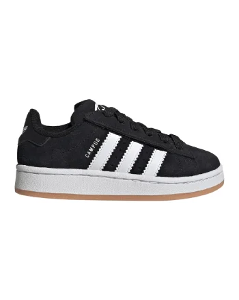 Pantofi sport Campus 00s din piele intoarsa, Alb/Negru