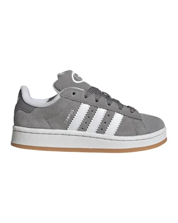 Pantofi sport Campus 00s din piele intoarsa, Gri/Alb optic