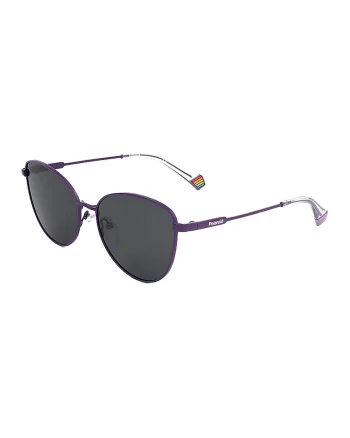 Ochelari de soare polarizati cu rama metalica, Violet