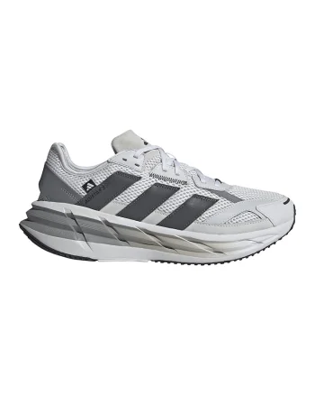 Pantofi sport Adistar de plasa cu garnituri de piele, Gri deschis/Negru stins/Alb optic