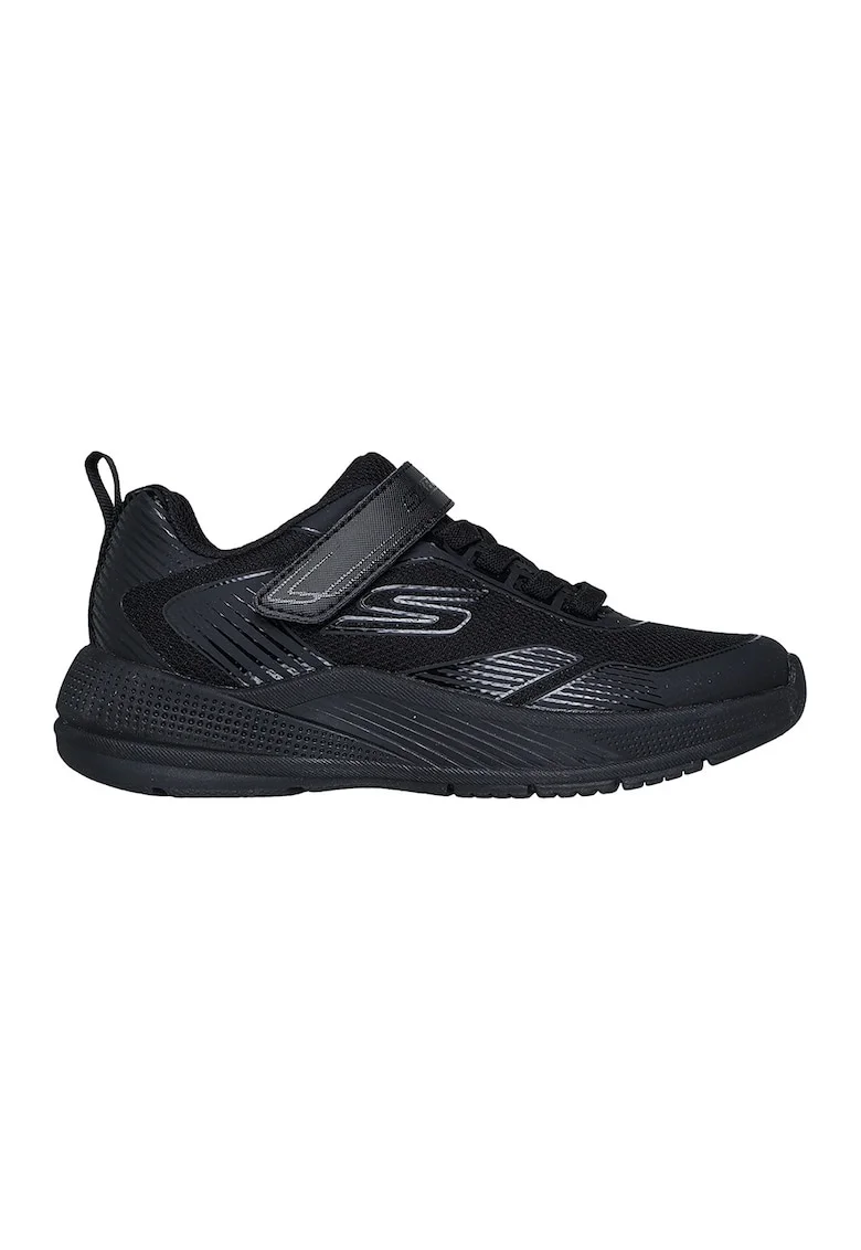 Pantofi sport de plasa si piele ecologica Microspec Advance Oasis, Negru/Violet
