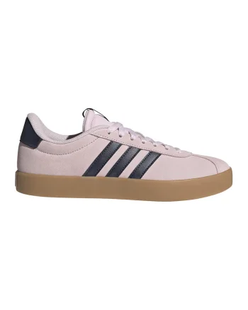 Pantofi sport VL Court 3.0 de piele intoarsa, Negru/Roz pastel