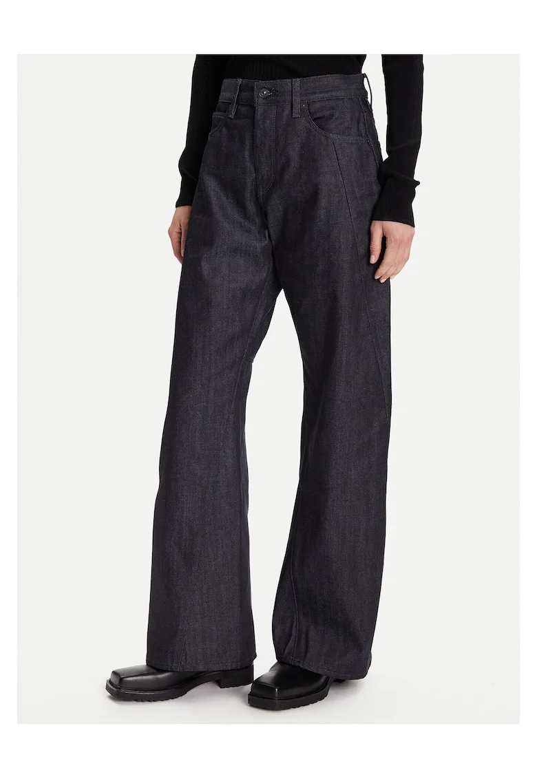 Pantaloni dama,  D27690 D315, bleumarin,