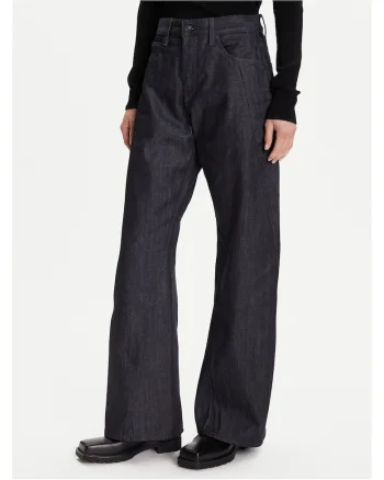 Pantaloni dama,  D27690 D315, bleumarin,