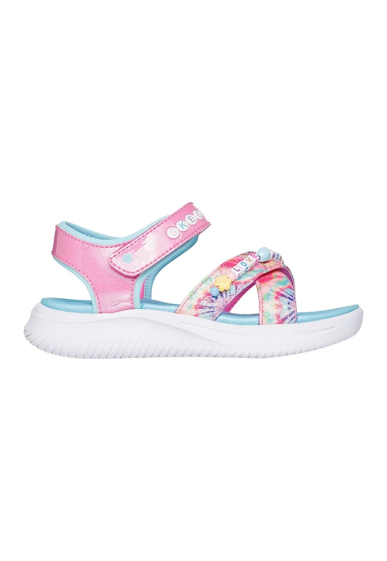 Sandale cu velcro Jumpsters, Roz
