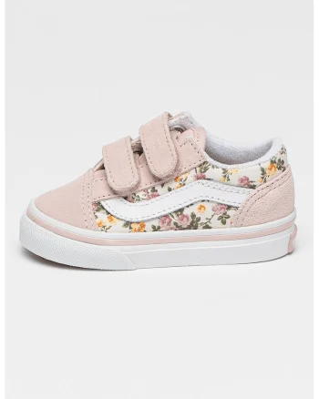 Tenisi de piele intoarsa Ols Skool V, Roz pastel