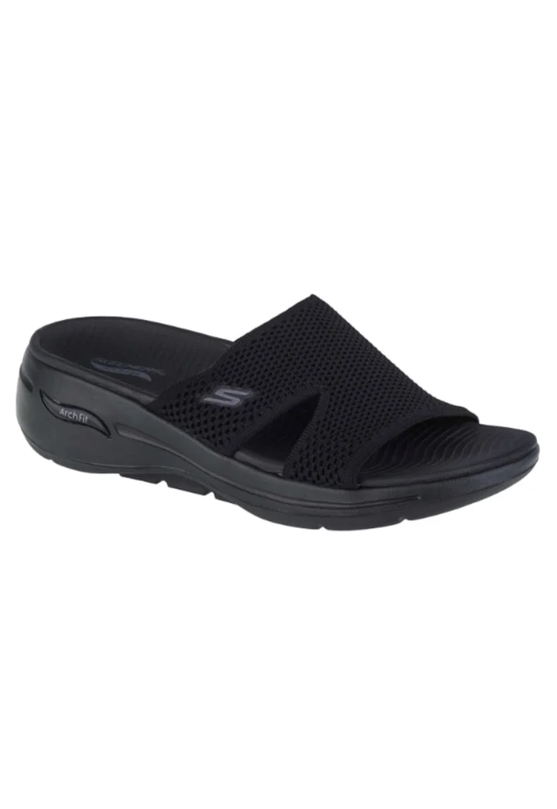 Papuci Go Walk Arch Fit Joyful, Negru