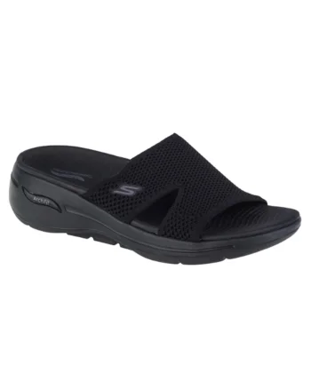 Papuci Go Walk Arch Fit Joyful, Negru