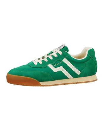 Pantofi sport din piele Beylana, Verde/Alb murdar