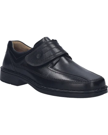 Bradfjord 06, piele naturală, negru, Negru