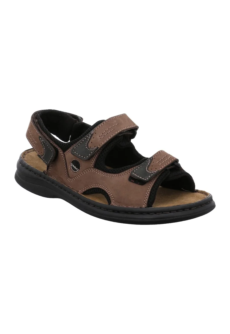 Sandale Franklyn,  Velcro, Maro inchis