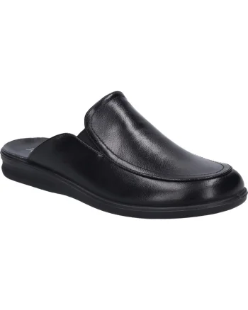 bărbați,  Belfort 20, piele naturală, negru, Negru
