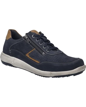 Enrico 32, piele naturală, albastru, Albastru