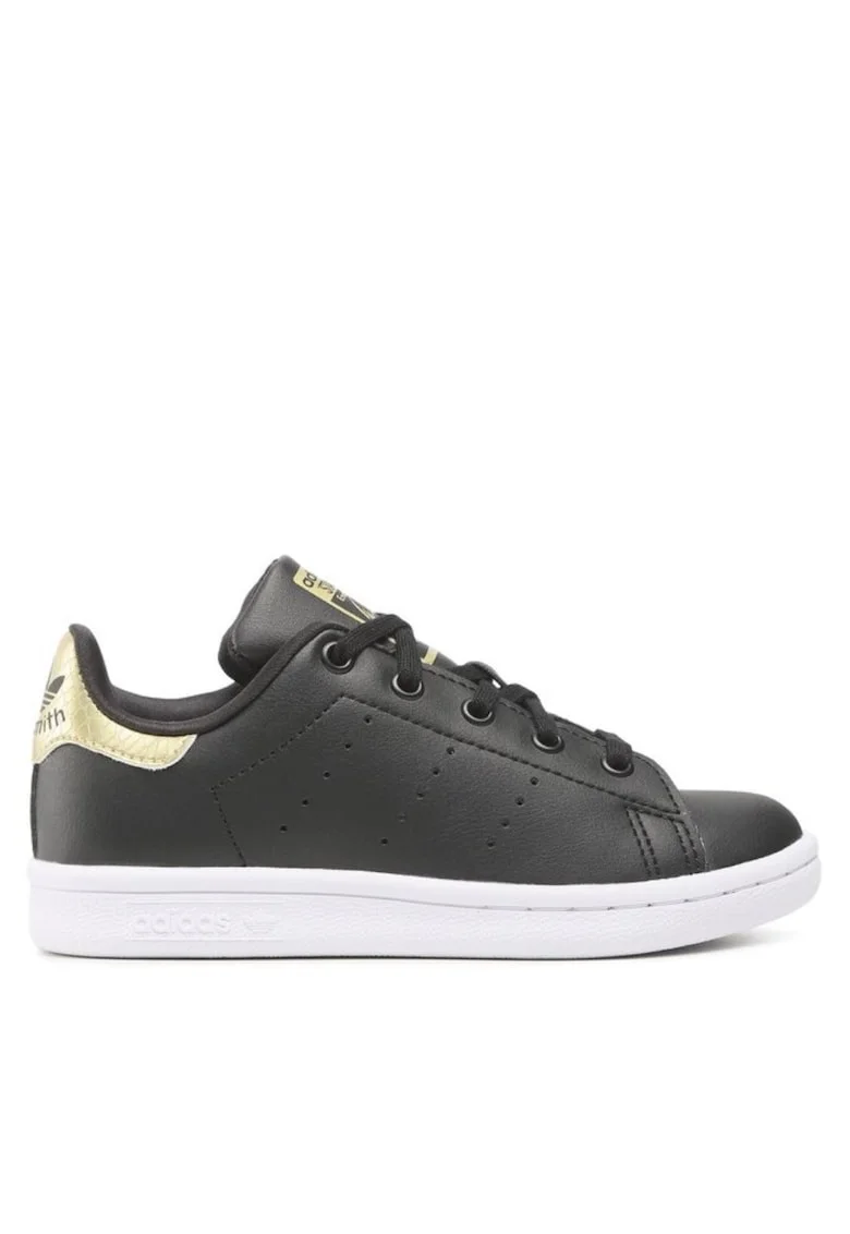 Pantofi sport copii  774050, Piele naturala, Negru
