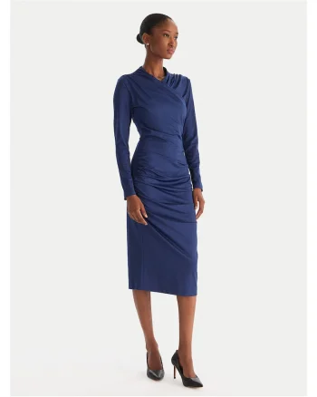 Rochie de cocktail dama dqfwqfwq, Bleumarin
