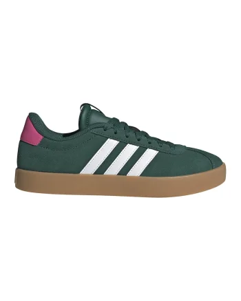 Pantofi sport VL Court 3.0 de piele intoarsa, Roz deschis/Verde englez/Alb optic