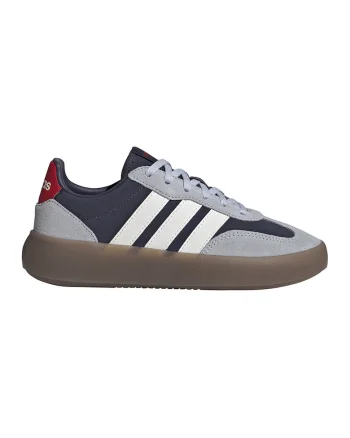 Pantofi sport Barreda Decode cu detalii din piele intoarsa, Alb/Gri deschis