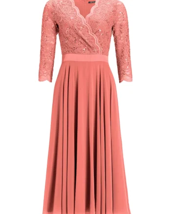 Rochie dama  5AE29100, Poliester, Verde, Coral