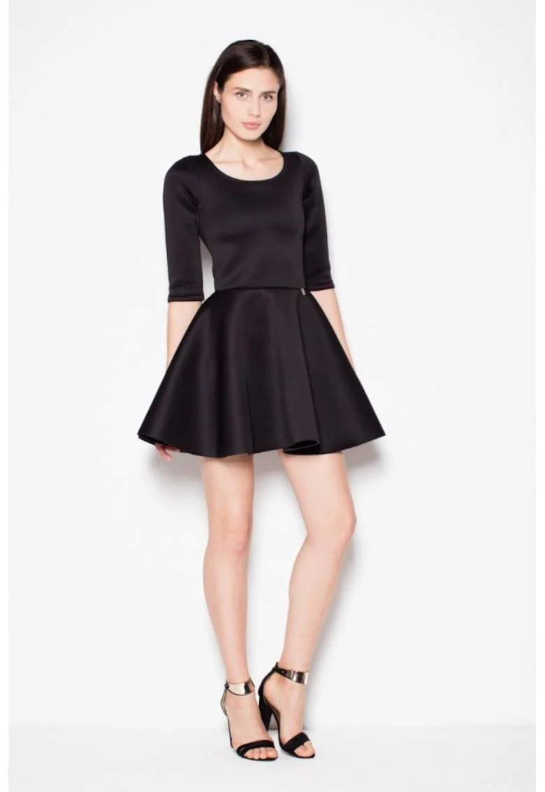 Rochie eleganta model dwqf, Negru