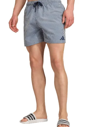 Pantaloni scurti de baie cu model, Albastru pastel/Alb murdar