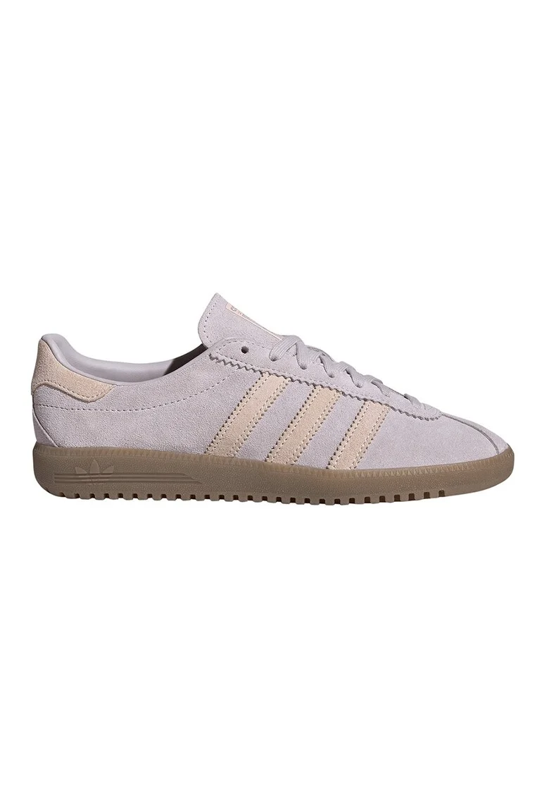 Pantofi sport de piele intoarsa Bermuda, Lila/Caramel/Roz prafuit