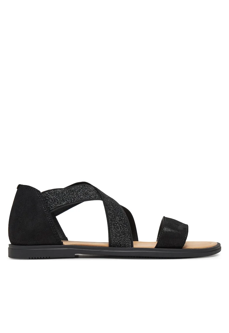 Sandale copii  vernis, Negru