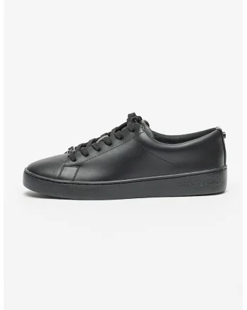 Pantofi sport low-cut din piele, Negru