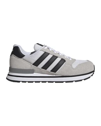 Pantofi sport ZX 500 RS cu garnituri de piele intoarsa, Negru/Maro taupe deschis/Alb optic