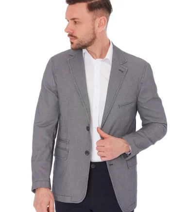 Sacou barbati  Jacket Nelson 5646gri