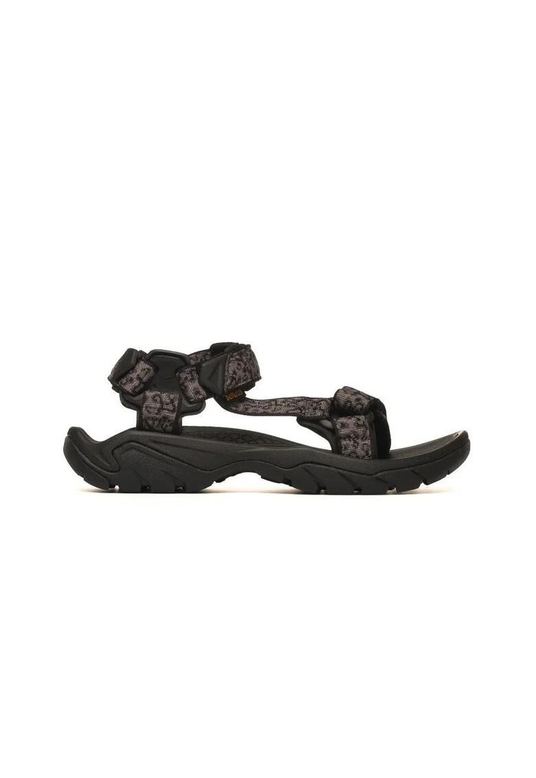 Sandale barbati,  Sintetic, Negru/Maro, Negru/Maro