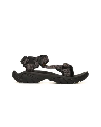 Sandale barbati,  Sintetic, Negru/Maro, Negru/Maro