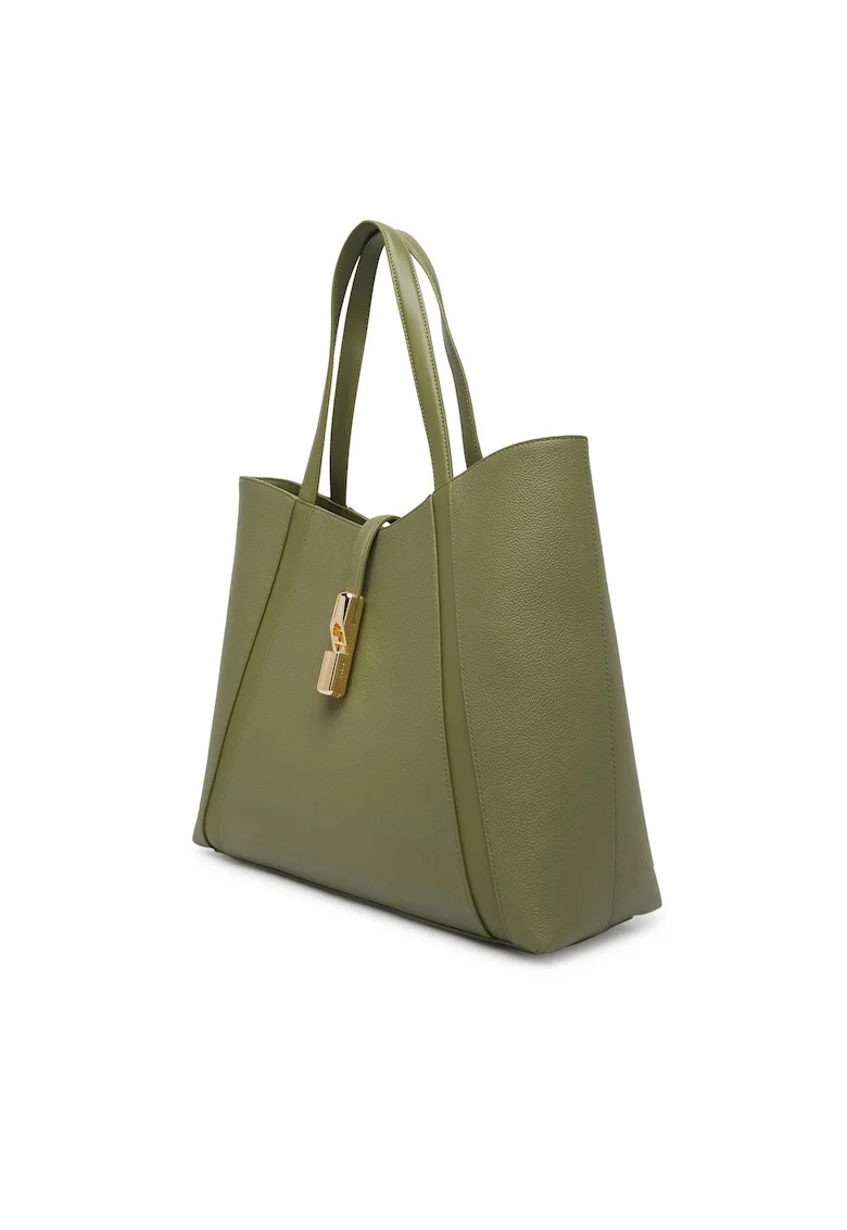 Geanta dama,  piele naturala, verde, One Size INTL