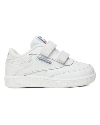 Pantofi copii  piele naturala, alb, inchidere Velcro