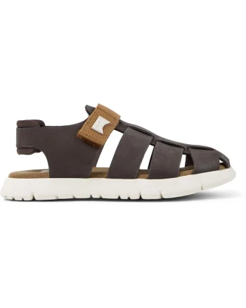 Sandalde fisherman de piele nabuc Oruga, Maro