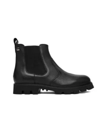 Ghete barbatesti  piele naturala, negru,